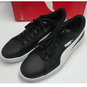 NEW! PUMA SMASH V2 SOFTFOAM INSOLES MEN'S BLACK SNEAKERS